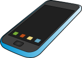 Vector graphic of a smartphone