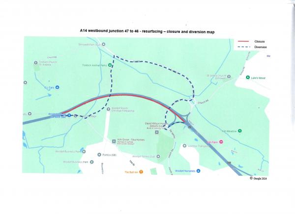 Junctions 47 to 46